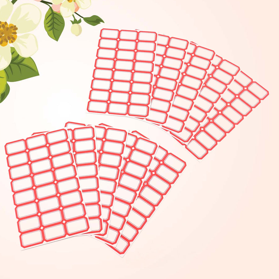 Blank Label Sticker Sheets – Writable, Self-Adhesive 10 Pack