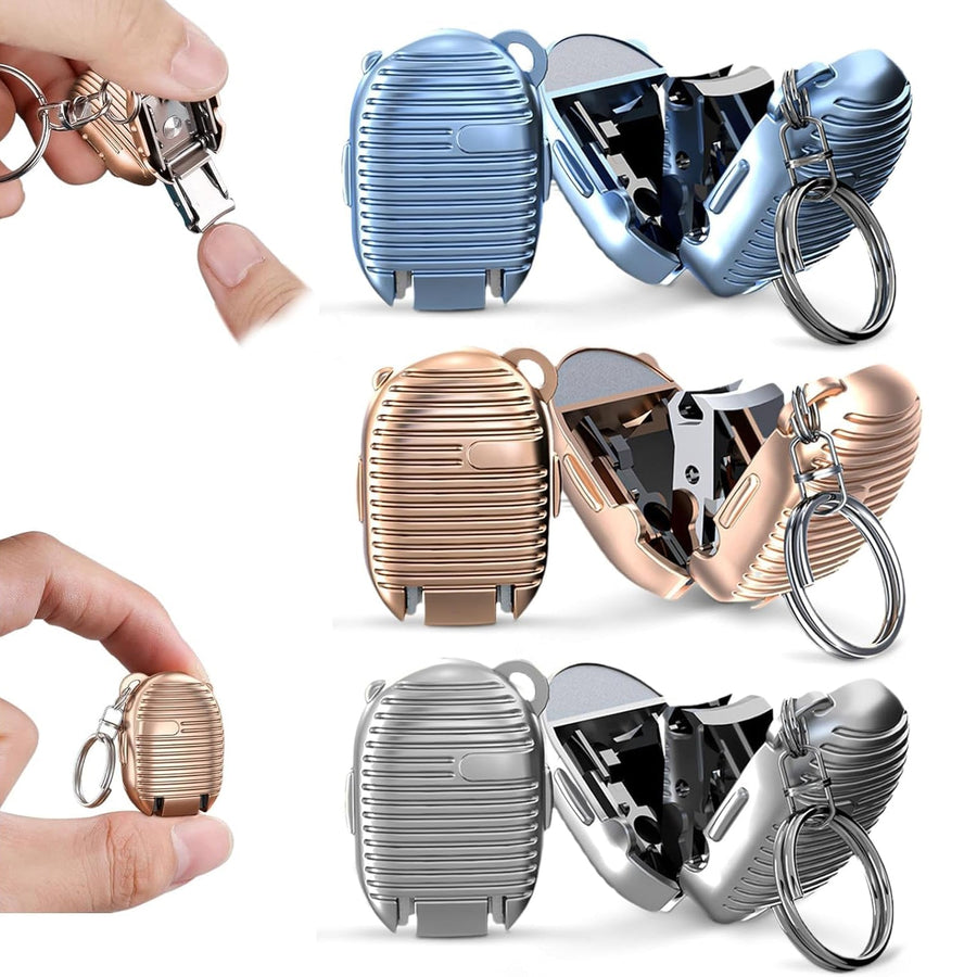 Keychain Nail Clipper – Portable with Built-in File | AuriGlam