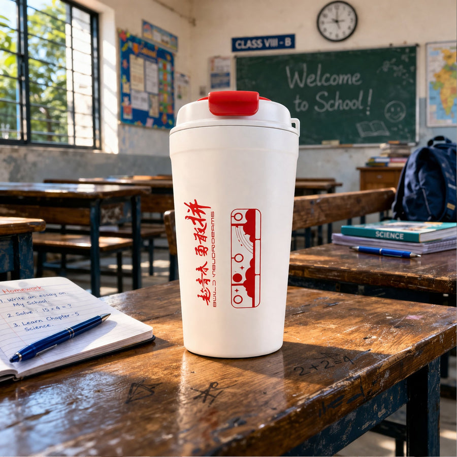 Vacuum Insulated Travel Mug Tumbler with Lid (500 ML Approx)