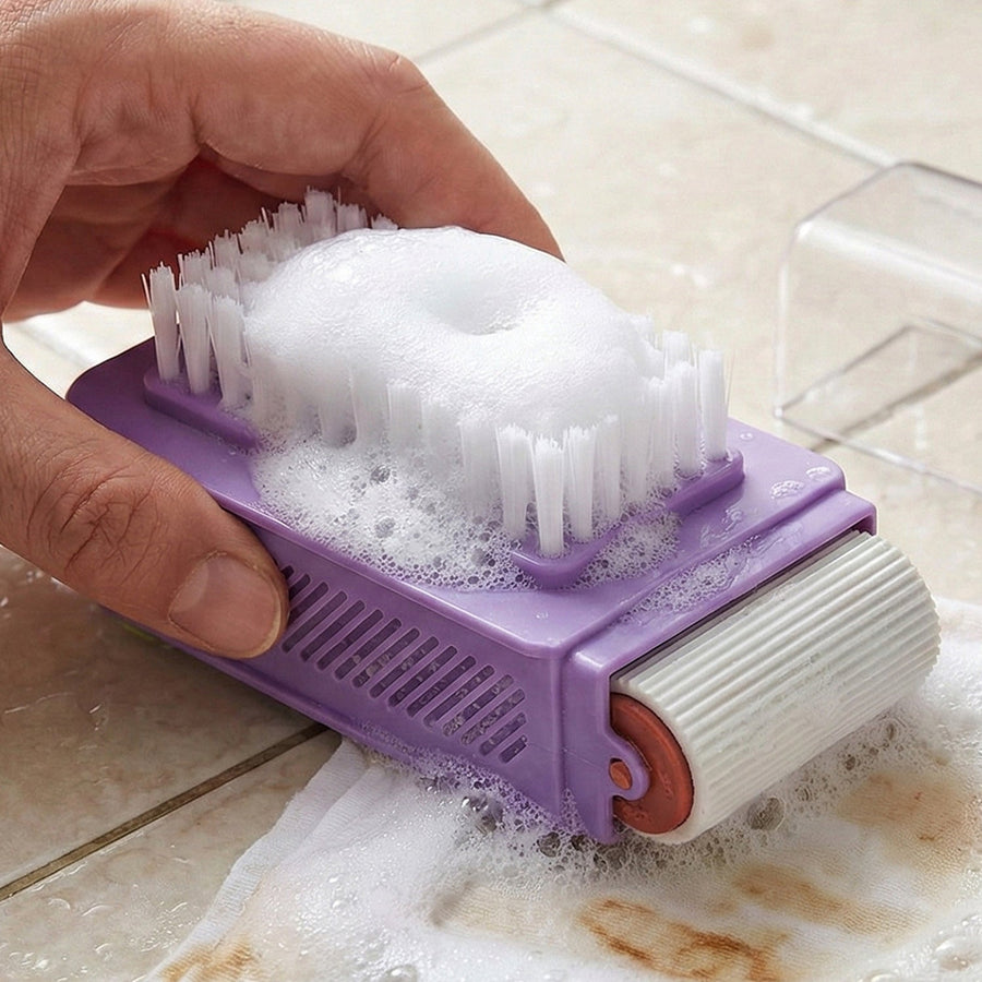 Multi-Functional Cleaning Brush – Ergonomic Roller & Tough Bristles