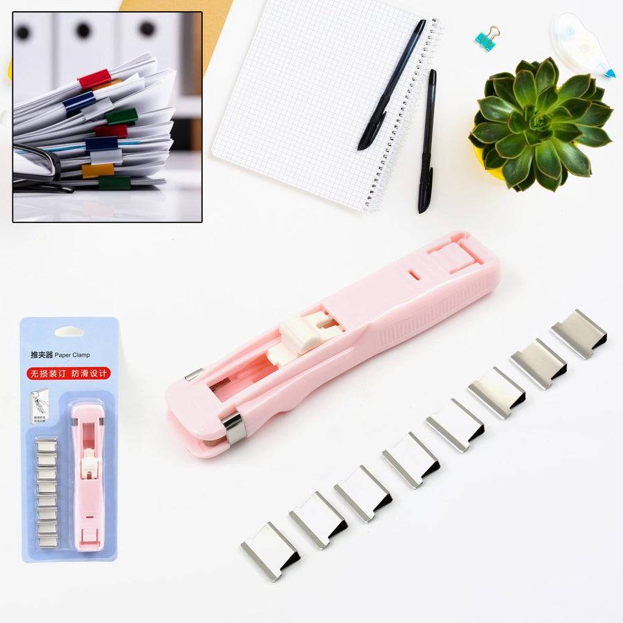 Paper Clamp Dispenser – Reusable Clips, No Holes | Papezo