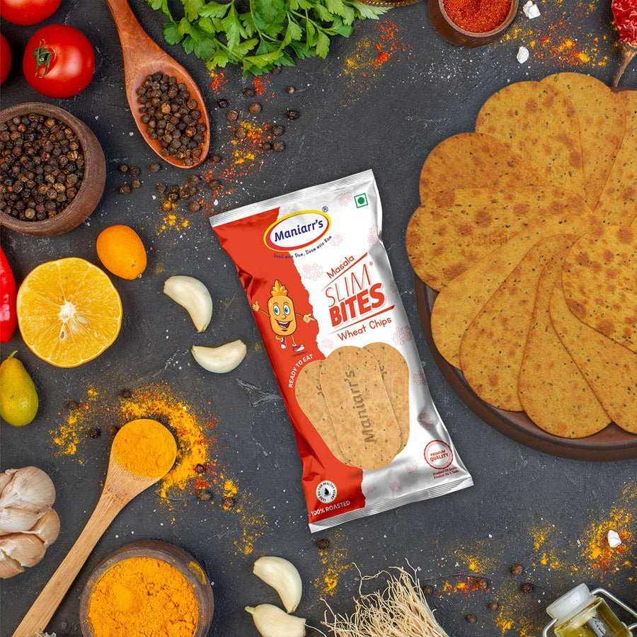 Healthy Indian Snack – Spicy Masala Mini Bites 58g | Maniarr's