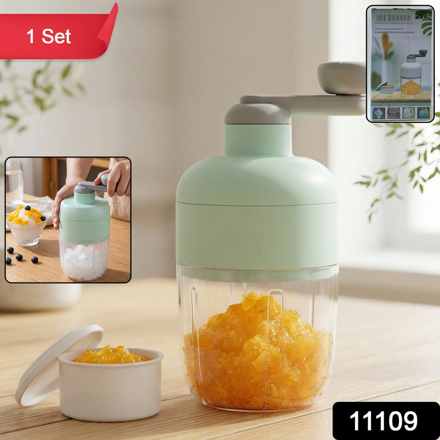Manual Ice Crusher – Effortless Shaving with Hand Crank Design
