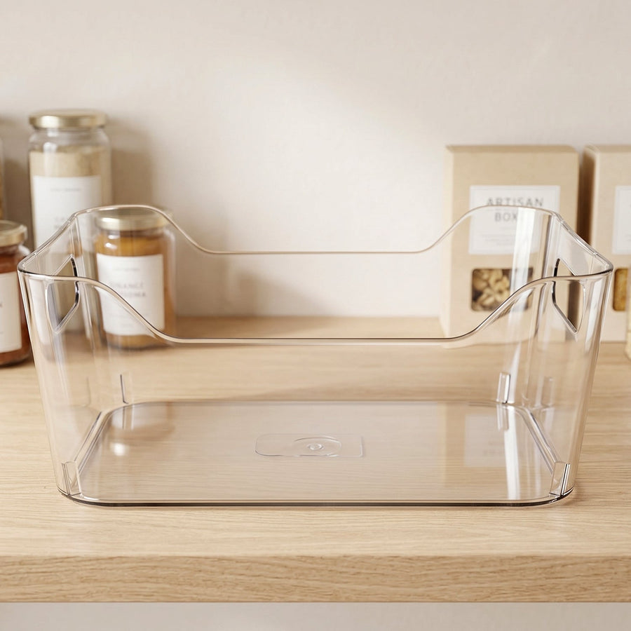 Plastic Storage Box Organizer Ð Durable & Space-Saving with Handle