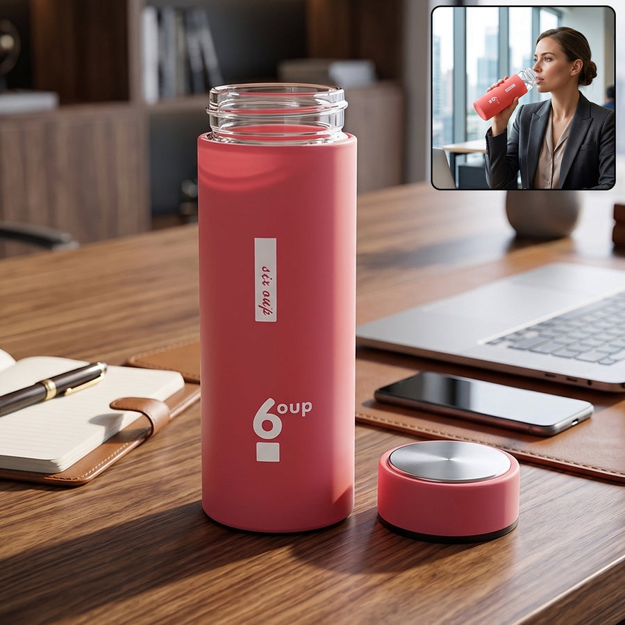 Glass Water Bottle Ð Leak-Proof & Eco-Friendly Design