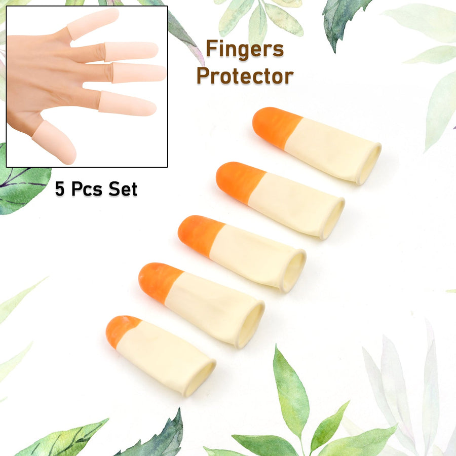 Silicone Finger Protectors – Pain Relief & Protection (5 Pc) | PureBeard