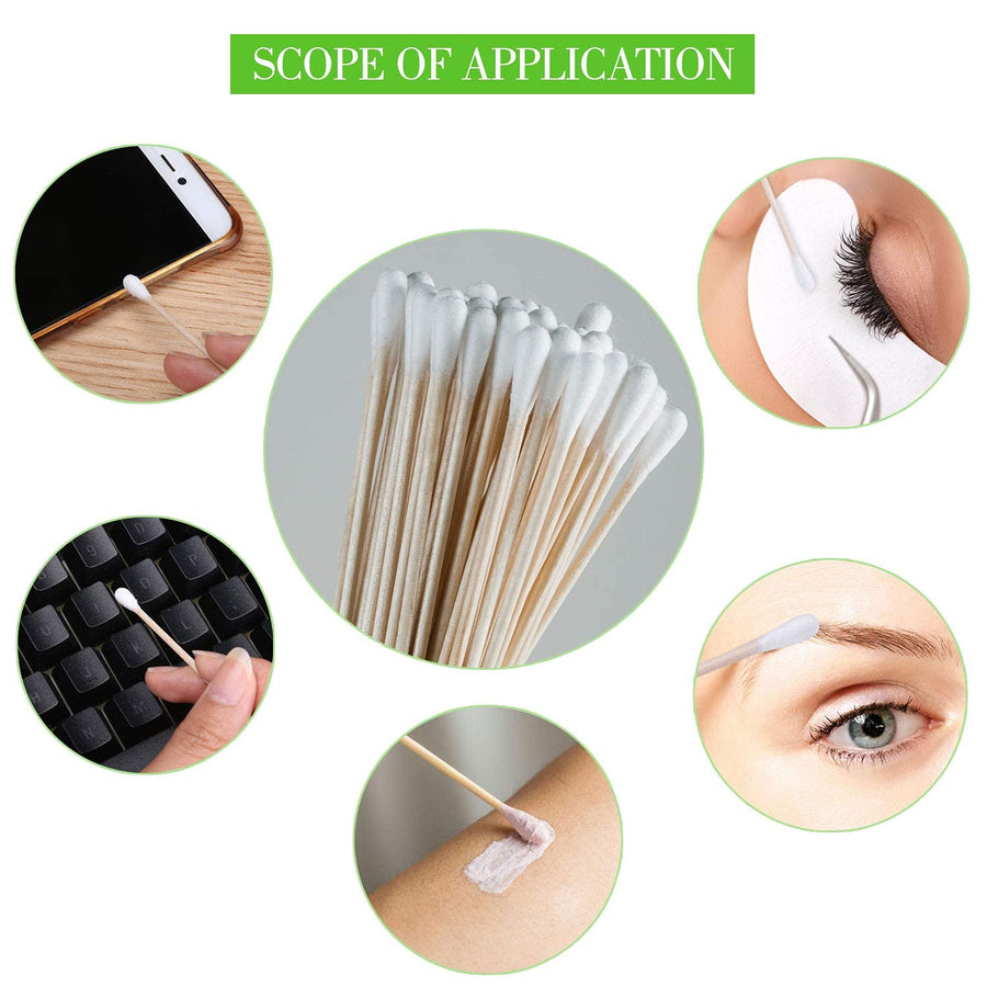 Bamboo Cotton Swabs – Eco-Friendly 20-Pack | Happy Bathers