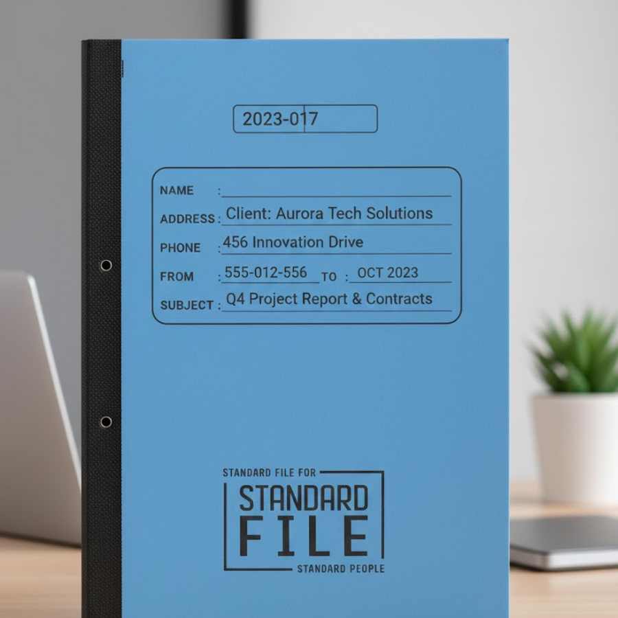 A4 File Folder – Plastic Clip Document Holder | Filora
