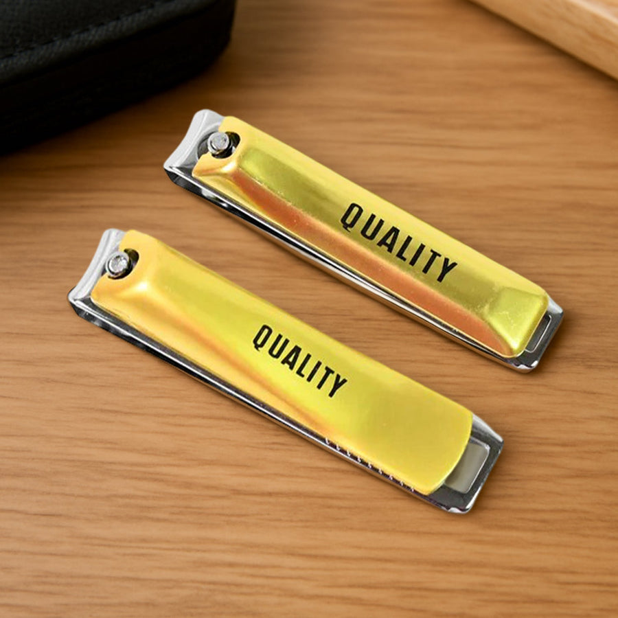 Folding Nail Clippers – Portable Stainless Steel with File | AuriGlam