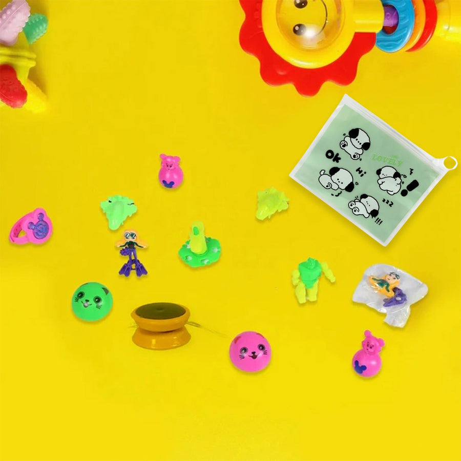 Kids' Toy Set – 12-Piece Assorted Play & Learn Pouch | Play & Move