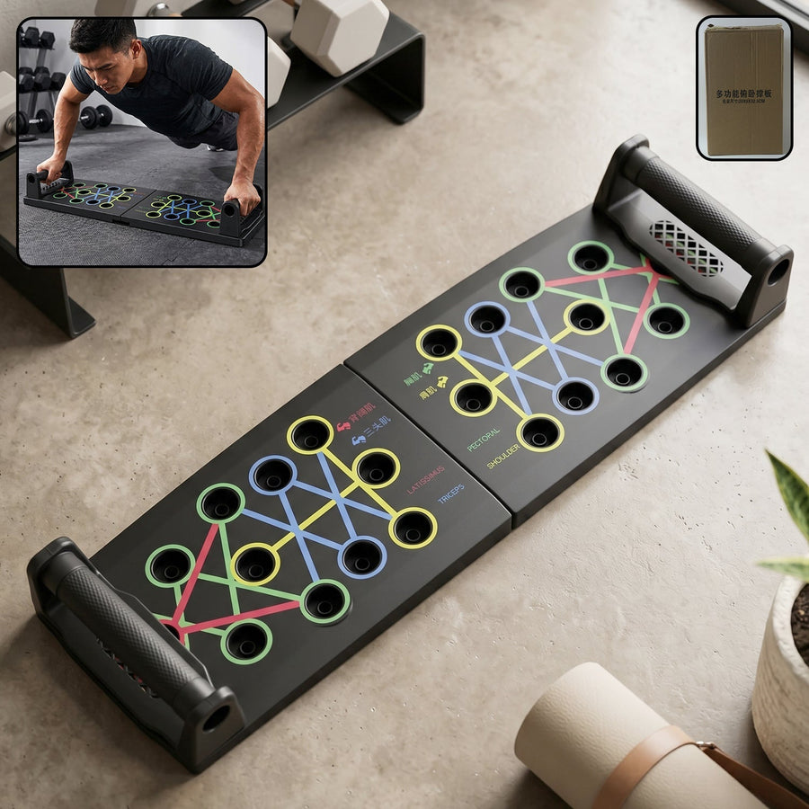 Multifunction Foldable Push Up Board Ð Space-Saving Upper Body Trainer