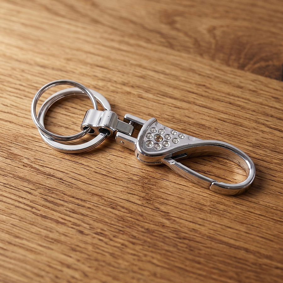 Heavy Duty Metal Key Holder Ð Durable with Swivel Hook for Everyday Use