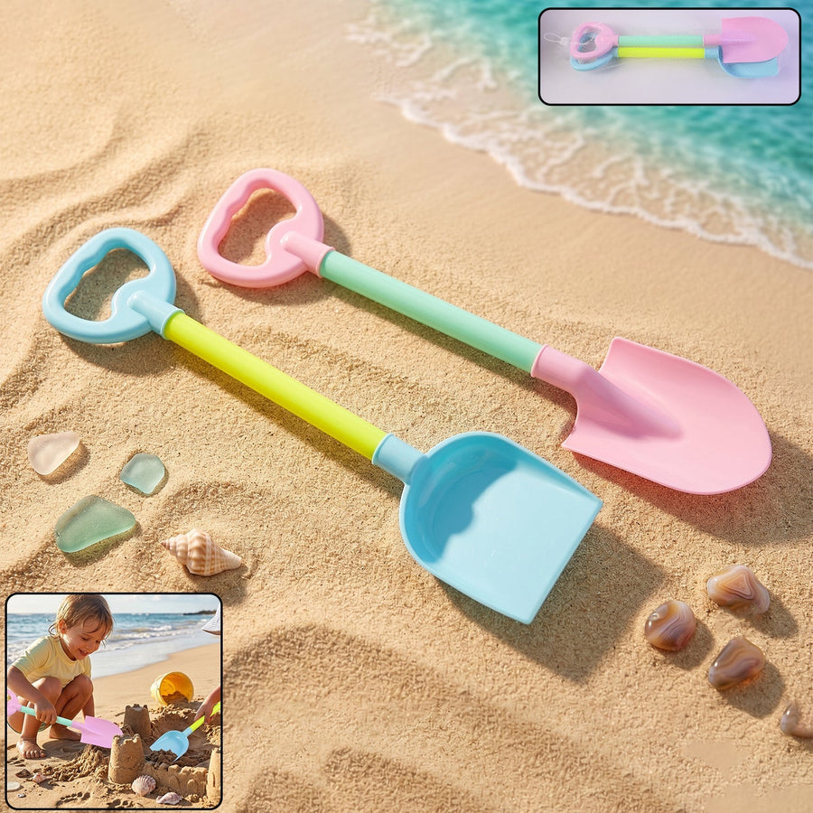 Kids Beach Sand Shovel Toy Set Ð Bright, Durable & Easy to Handle