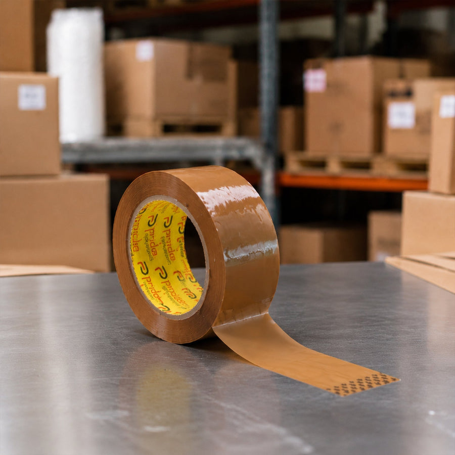 Brown Cello Tape Ð Strong Adhesive Packing for Secure Shipping