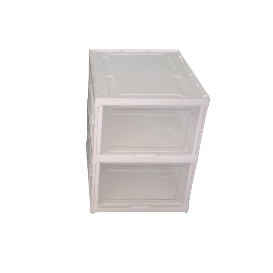 Stackable Storage Rack – Foldable Drawer Shelf | Organivo