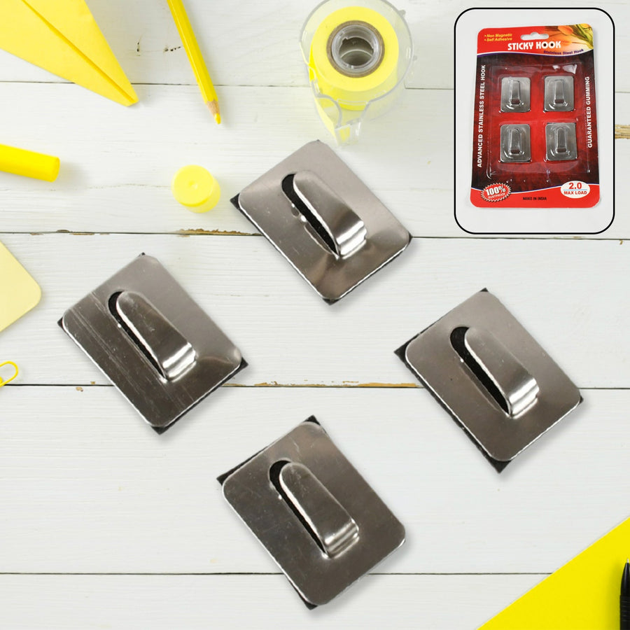 Self-Adhesive Wall Hooks – Heavy Duty Steel | GlimmerHome