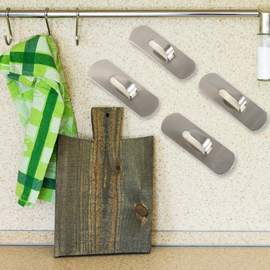 Self-Adhesive Hooks – Heavy Duty Stainless Steel for Home | Bathora