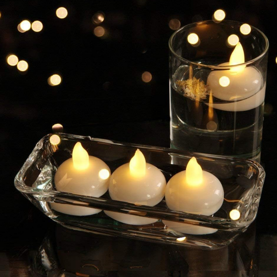 Flameless Floating Candles Ð Safe & Long-lasting Water Decor