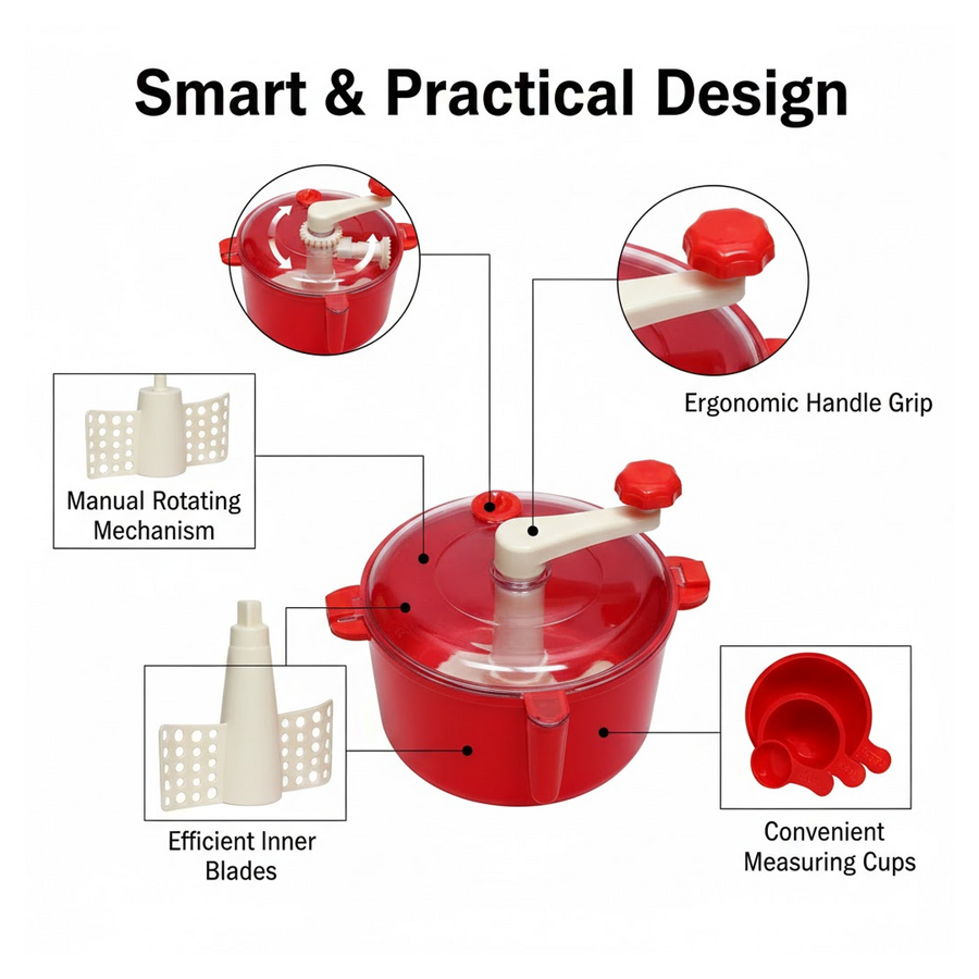 Atta Maker Machine – Automatic, Durable & Measuring Cups | Indo Glow