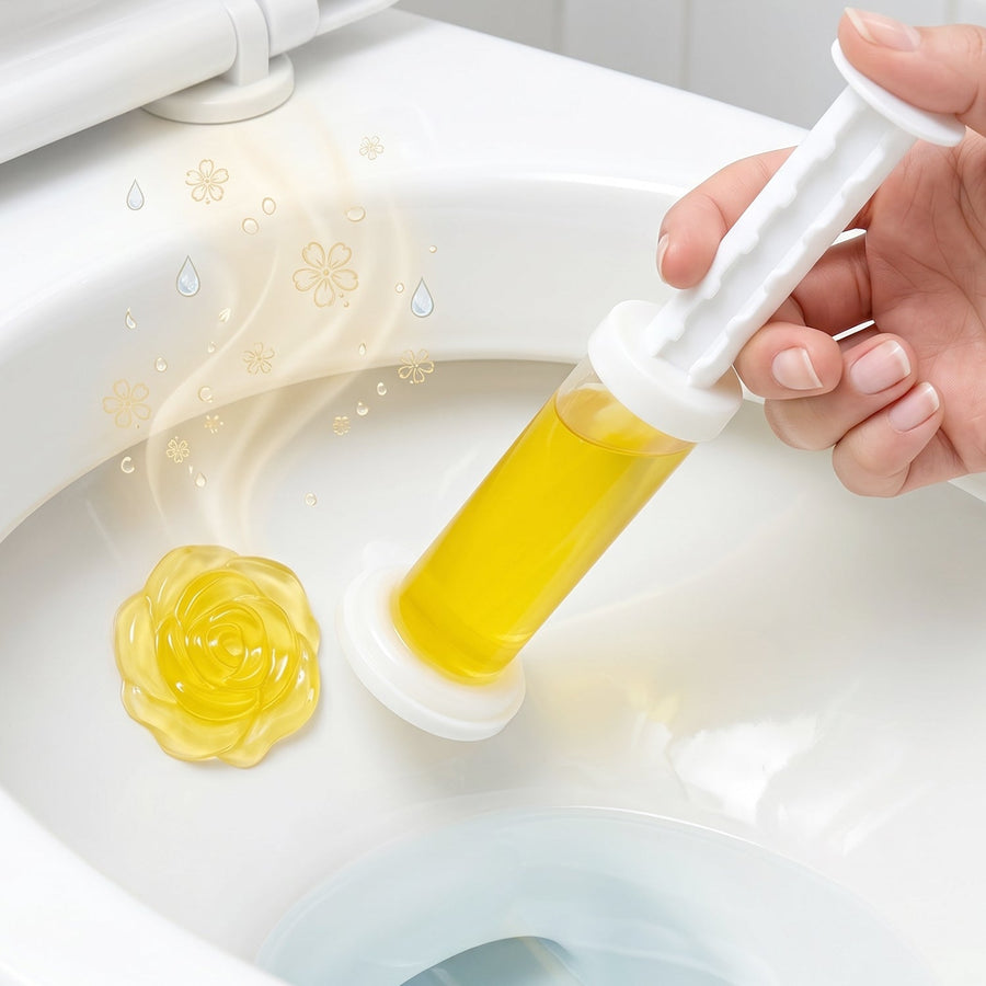 Flower-Shaped Toilet Gel Cleaner Ð Long-Lasting Freshness and Hygiene