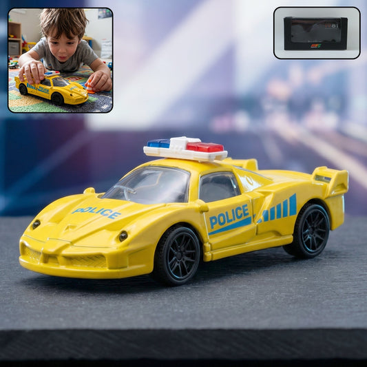 Police design mini toy car for kids
