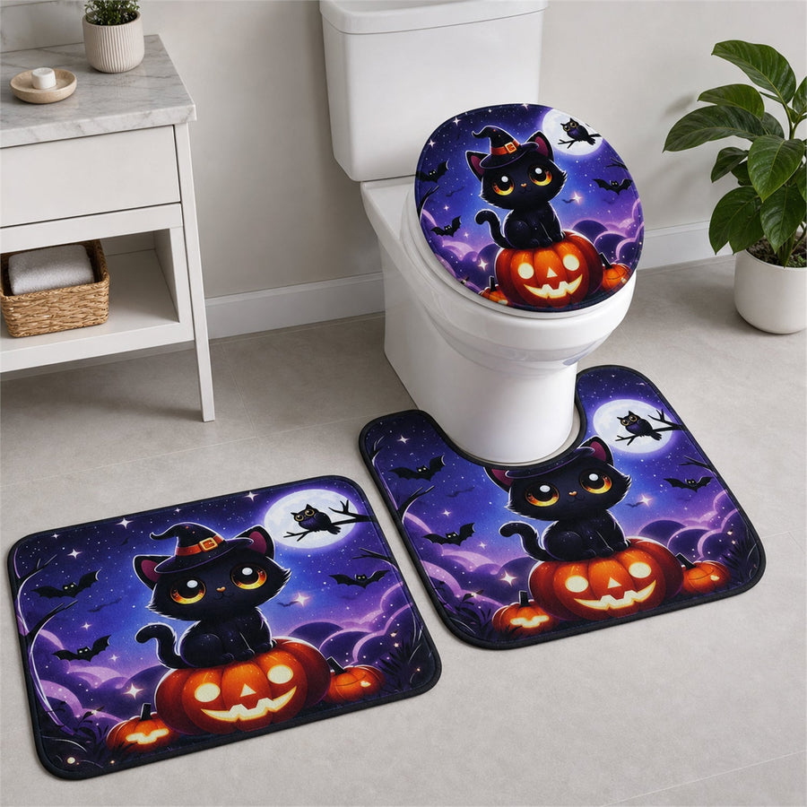 3 in 1 Bathroom Mat Set Ð Absorbent & Anti-Slip for Safety and Comfort