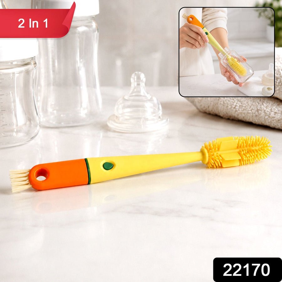 4 in 1 Silicone Bottle Cleaning Brush Ð Hygienic & Reusable