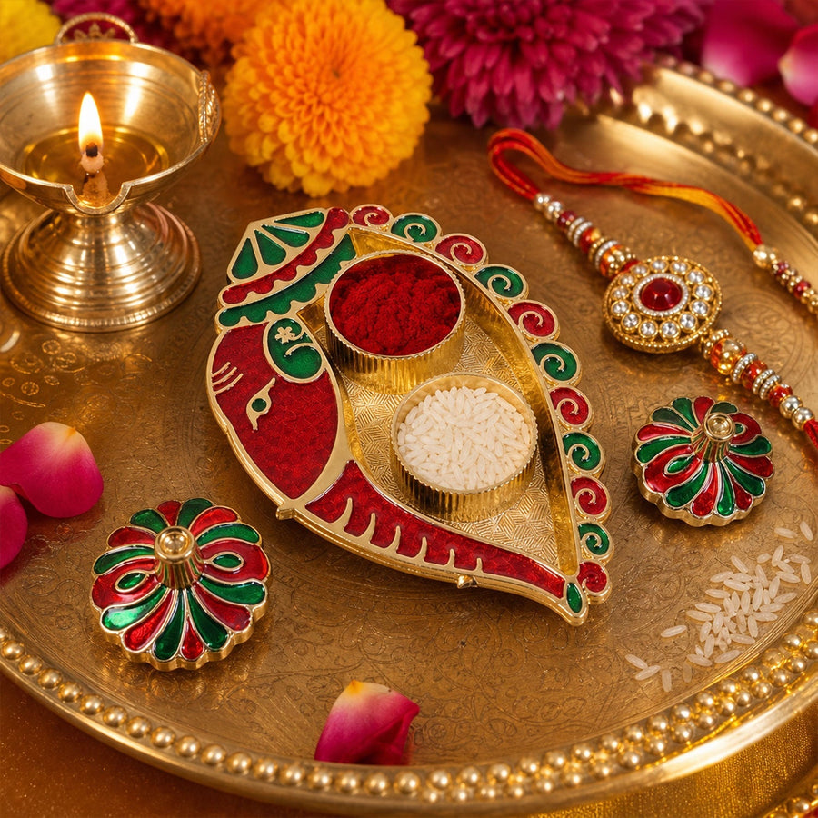 Kankavati Kumkum Holder Ð Elegant Traditional Puja Accessory