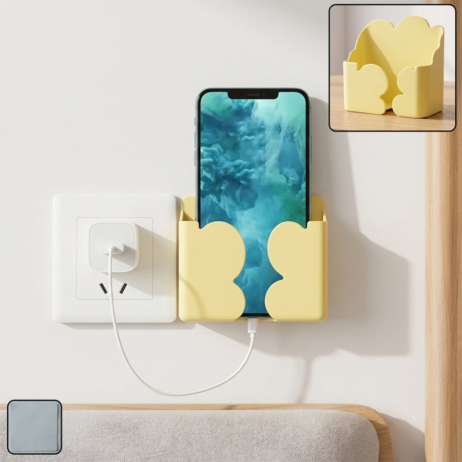 Wall Mount Phone Holder Ð Self-Adhesive Charging Stand for Convenience