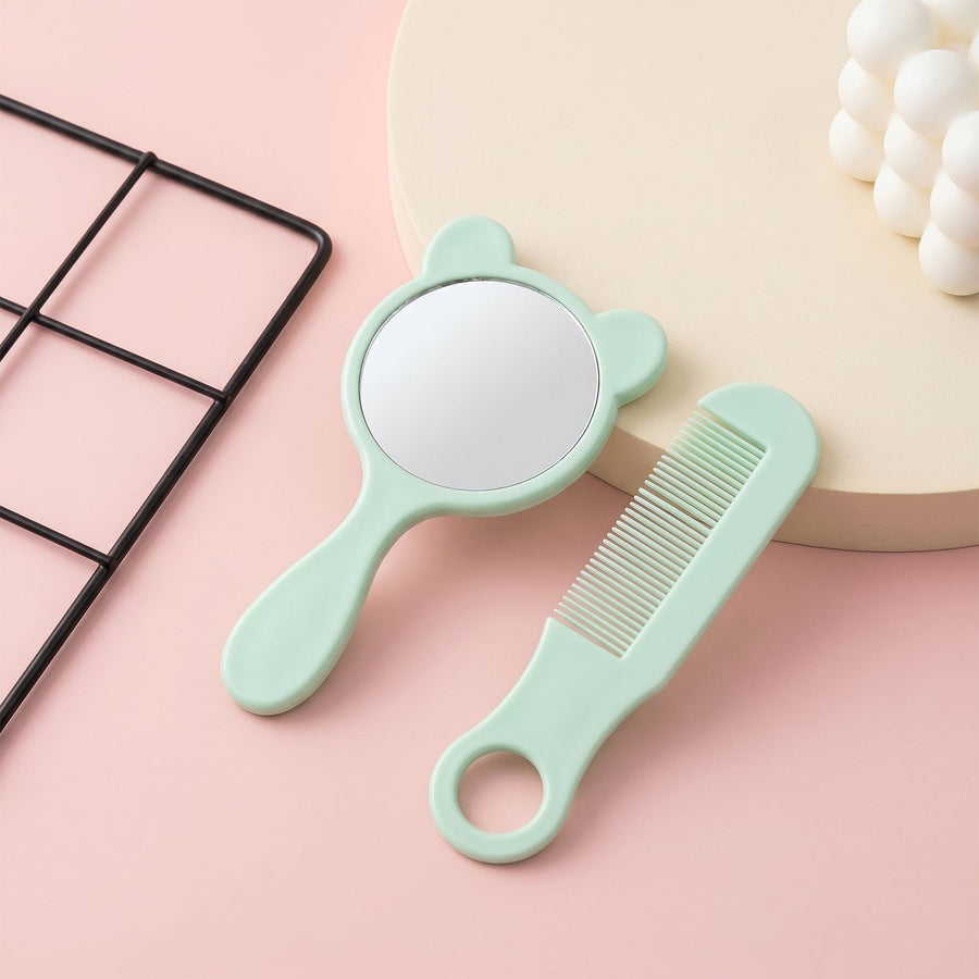 Comb and Mirror Grooming Kit Ð Compact 2-in-1 Vanity Set for Girls