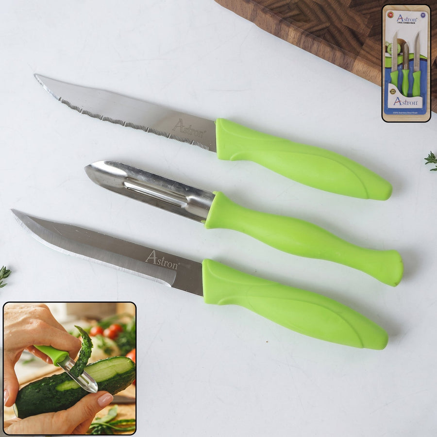 Kitchen Knife & Peeler Set Ð Sharp, Durable & Easy to Use