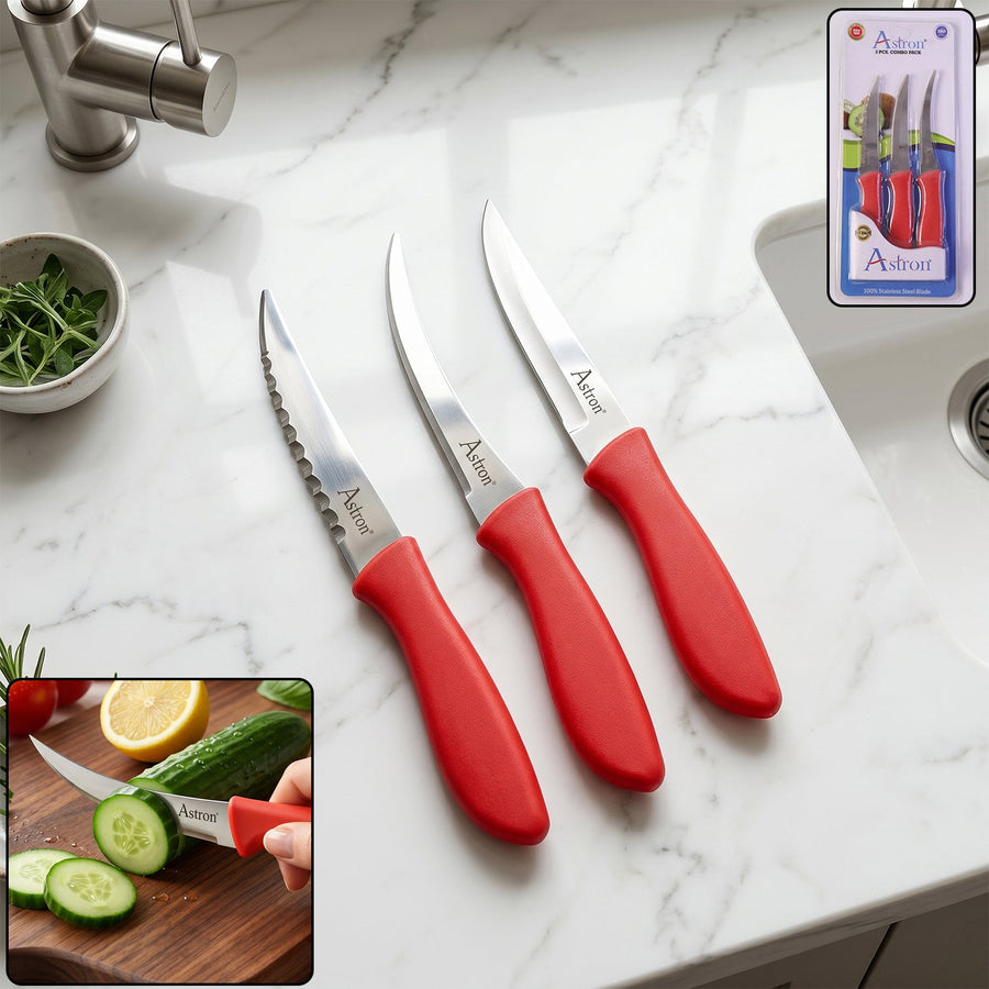 Kitchen Knife Set Ð Sharp & Durable for Daily Cooking