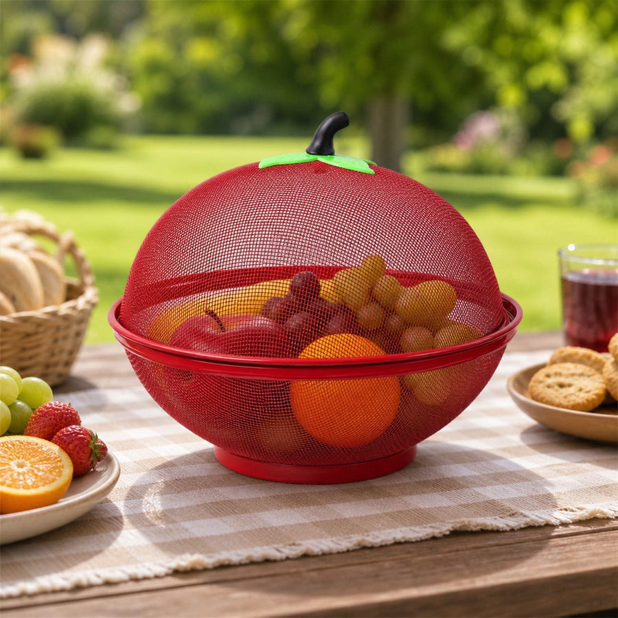 Apple Shaped Metal Net Fruit Basket Ð Stylish Kitchen Storage