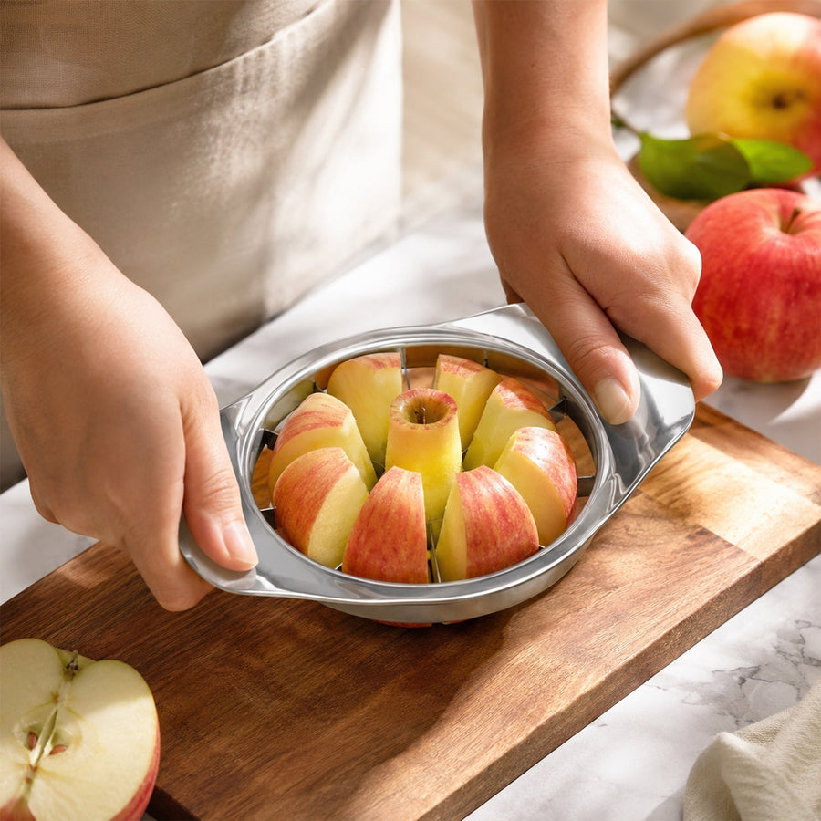 Apple Shape Stainless Steel Apple Slicer & Corer Ð Effortless Fruit Wedges