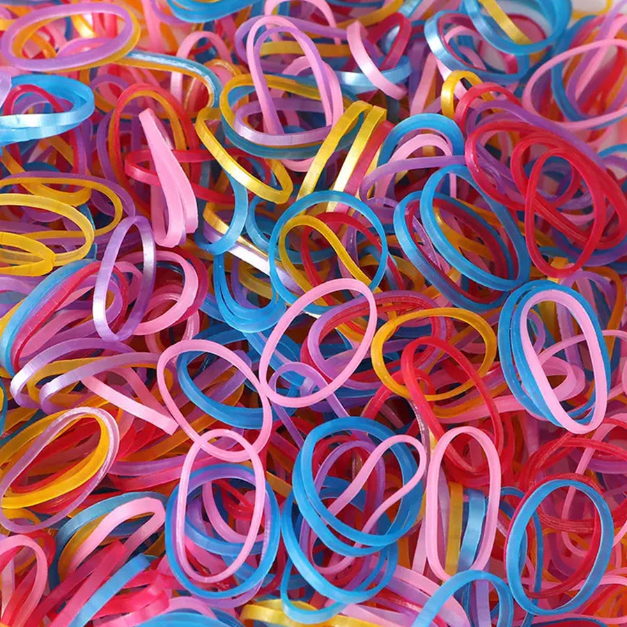 Multicolor Rubber Bands – Elastic & Reusable for Home & Office | VoltDesk