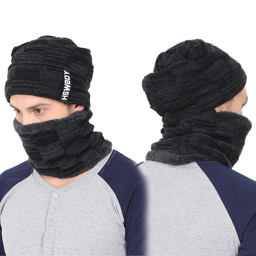 Woolen Beanie Scarf Set – Ultra Soft Winter Wear | GentCraft
