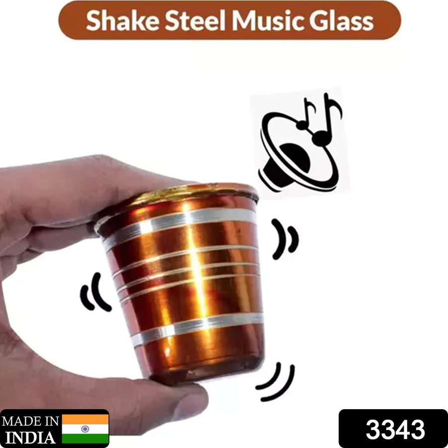 Stainless Steel Kids Glass Set – Musical Bell Sound, 6-Piece |
