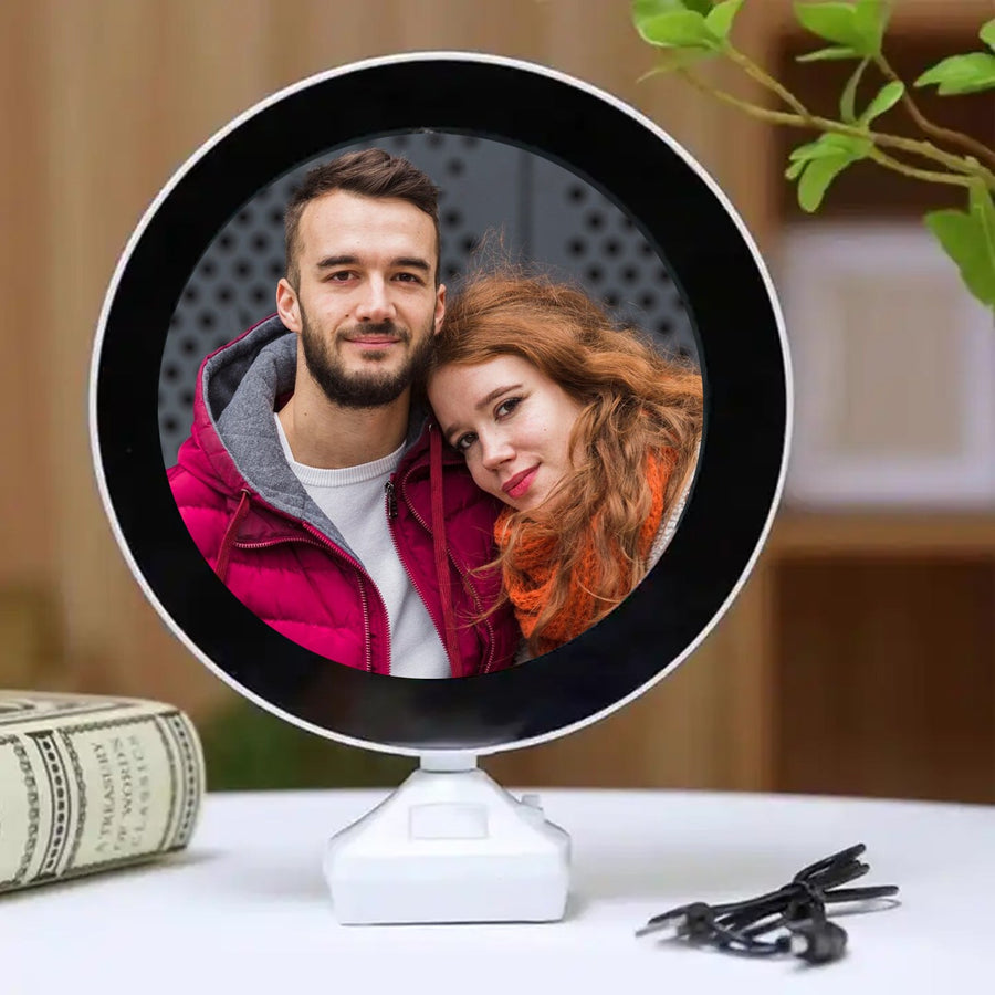 LED Magic Mirror Photo Frame – 2-in-1 USB Powered Decor | Styleva