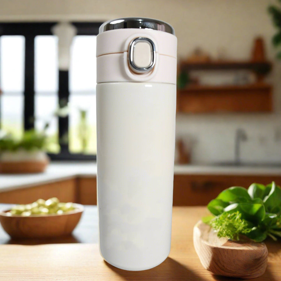 Smart Insulated Water Bottle – LED Temp Display, 420ml | Bottlart