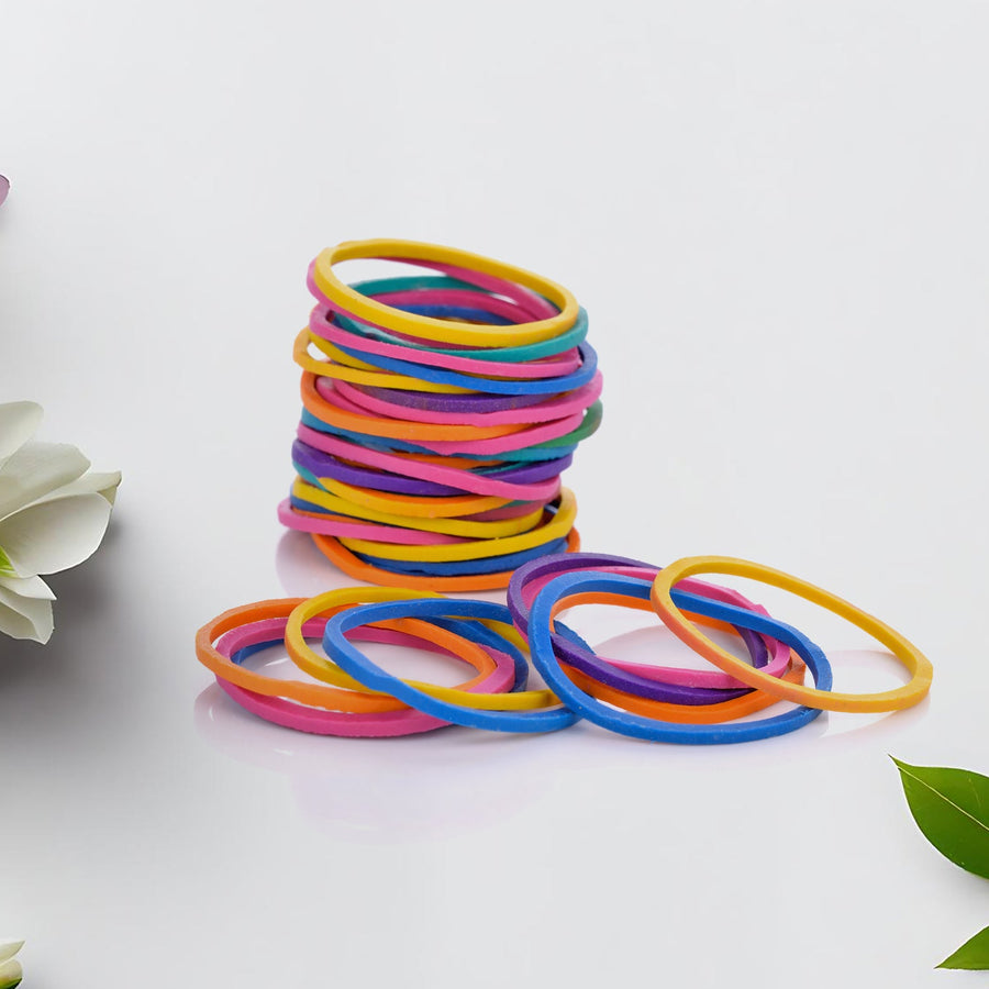 Rubber Bands – Multicolor, Strong & Reusable for Home & Office | VoltDesk