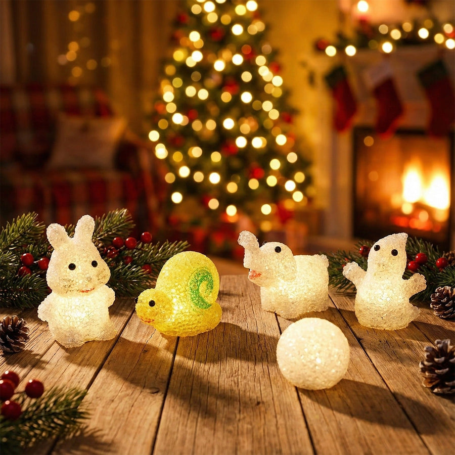 Animal LED Night Lamp – Cute Multi-Shape Set (6 Pc) | Indo Glow