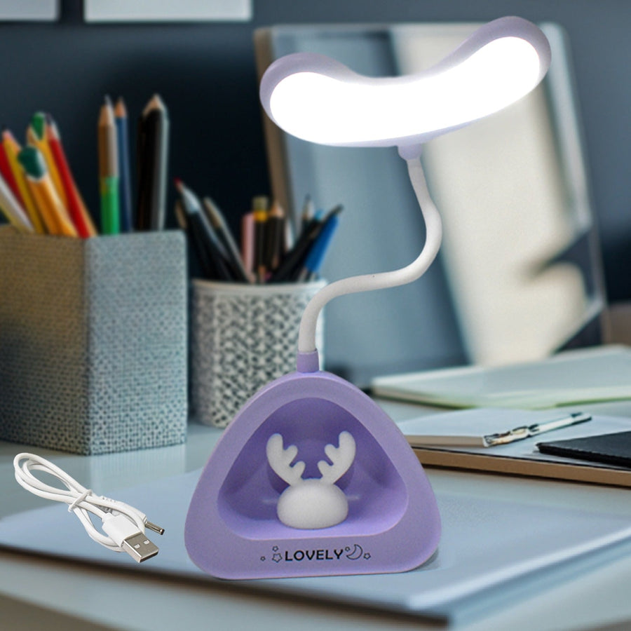 LED Desk Light – Eye-Caring USB Rechargeable Lamp | Voltronic
