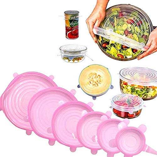 Silicone Lid Set – Stretchable Lids for Containers & Covers