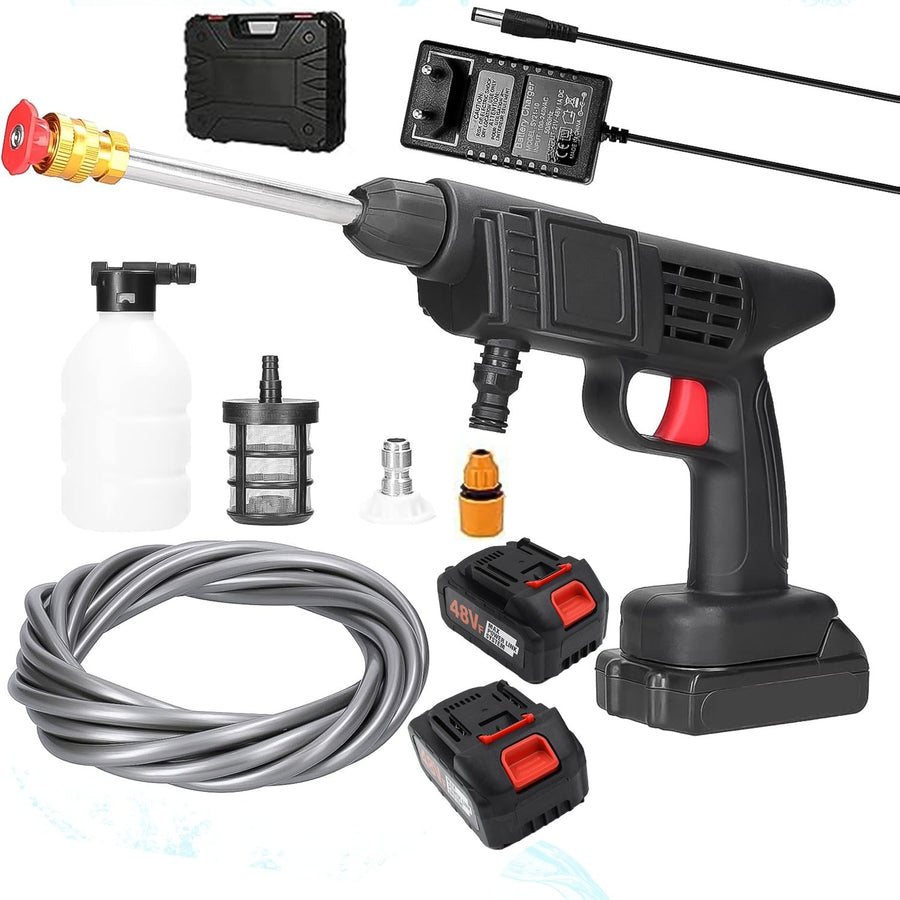 Cordless Car Washer – 48V Double Battery High Pressure | Carivox