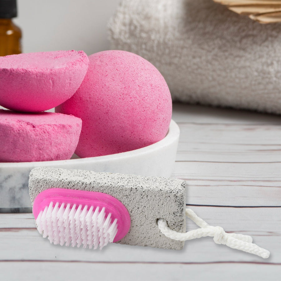 Pumice Stone Foot Scrubber – Dual-Action Brush | XcelCraft