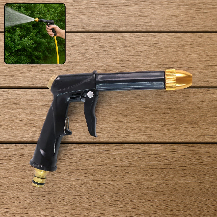 Water Spray Gun – Brass Multi-Mode Nozzle | Velvet Wheels
