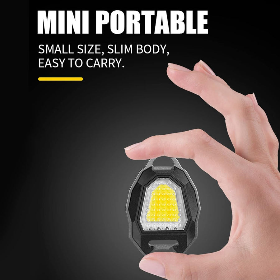 Camping Flashlight – Triangular LED with Lighter & 6 Modes | Poravar