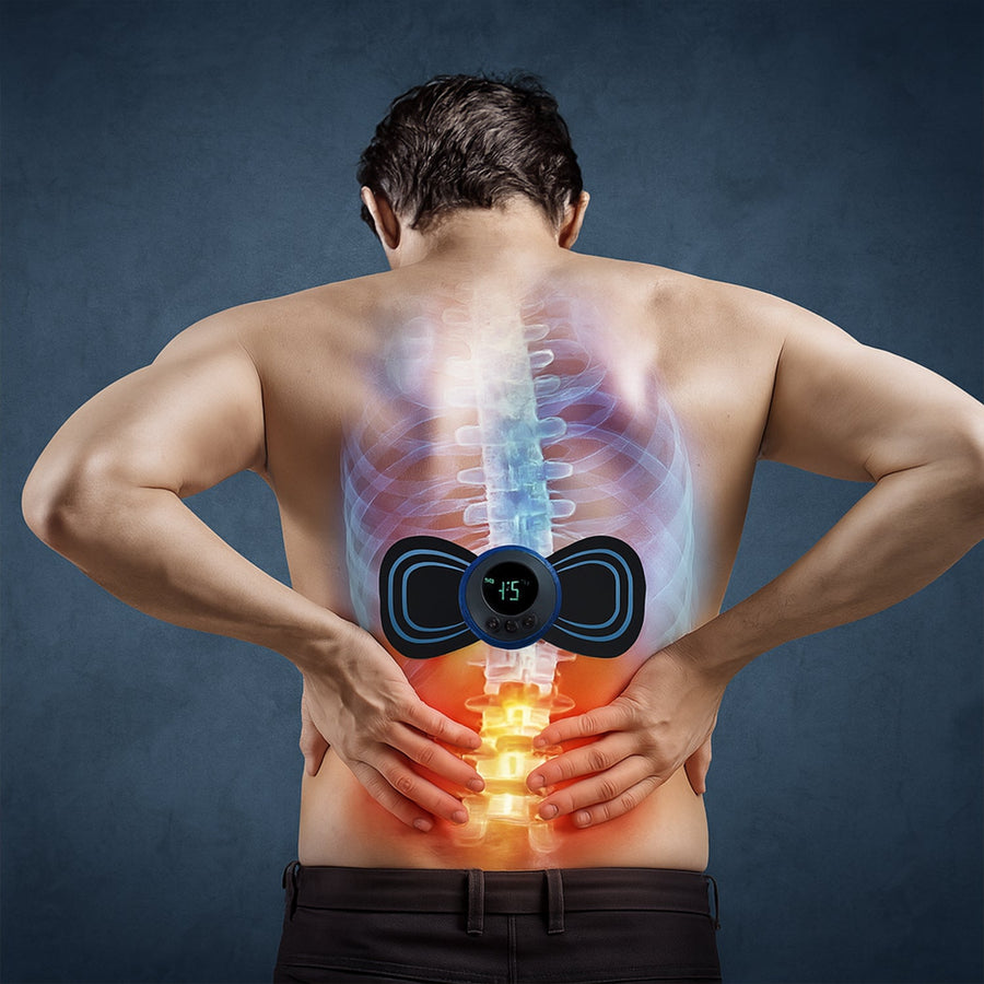 Portable Neck Massager – USB Rechargeable EMS | Velvet Wellness