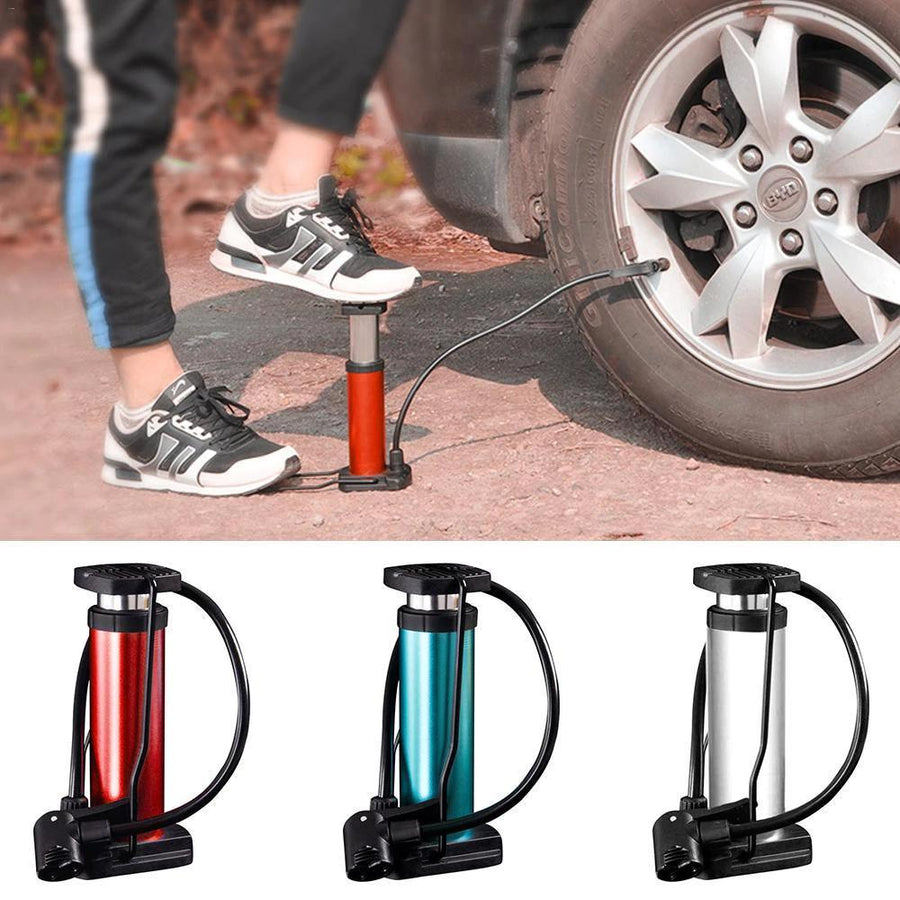 Portable Foot Pump – 120 PSI Mini Tyre Inflator | Velvet Wheels