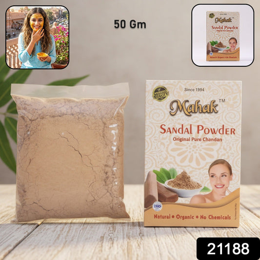 Finely ground natural sandalwood powder for face skincare